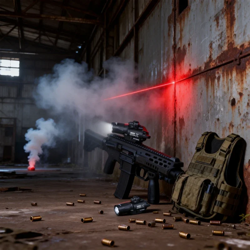 

Лазерный целеуказатель X400U 2-в-1 с мощным фонарем: совместим с 20-мм планкой для игрушечных страйкбольных пистолетов, CS-матчей и охоты