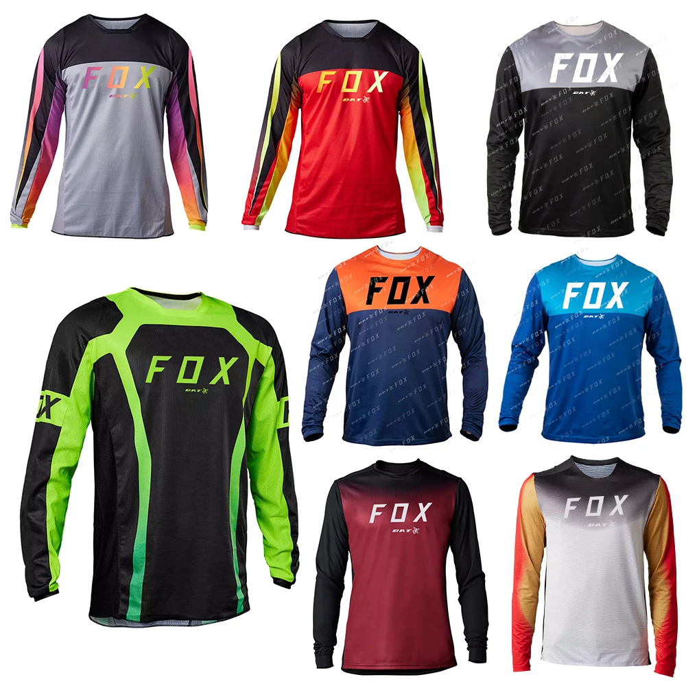 

Men's Downhill Jerseys BAT FOX Camiseta T-Shirts Offroad DH Motocross Jersey Quick-Dry Cycling Jersey Maillot Ciclismo Hombre