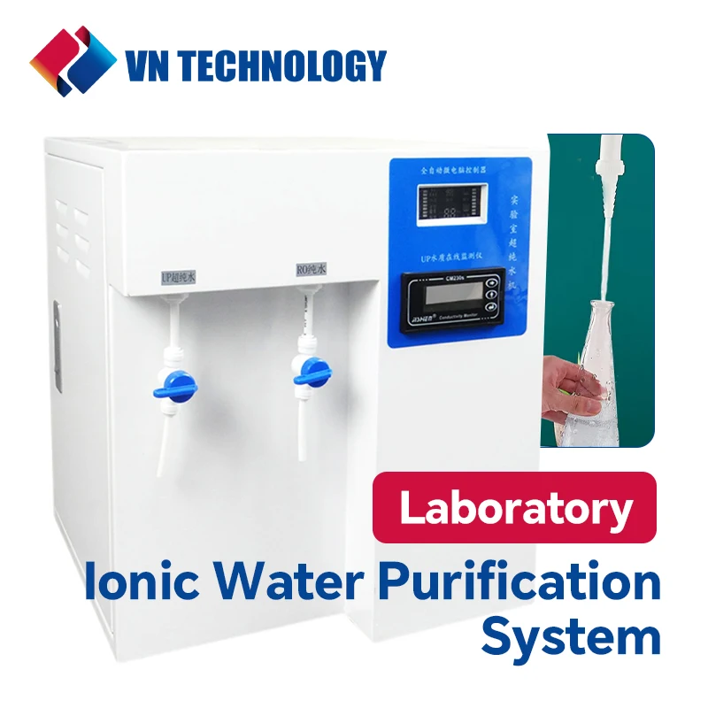 VNTECH 15L,30L,60L Laboratory Ultra-Pure Water Machine Distilled Water Equipment Deionized Water Machine for Hospital Laboratory