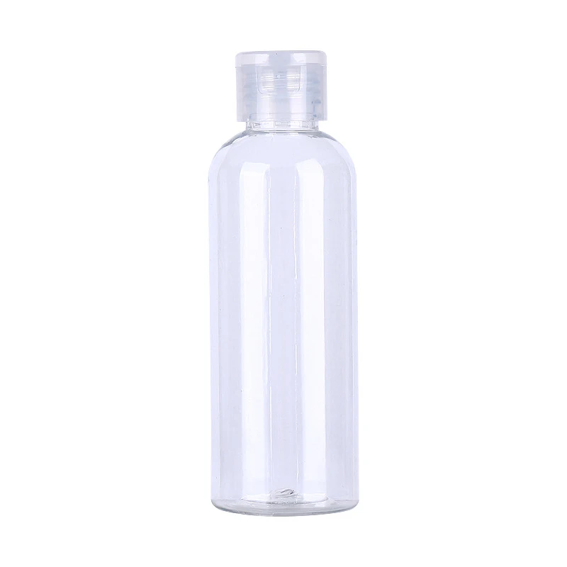 Transparent Empty Bottle Plastic Portable Travel Refillable Cosmetics Liquid Dispensing Butterfly Cover Containers
