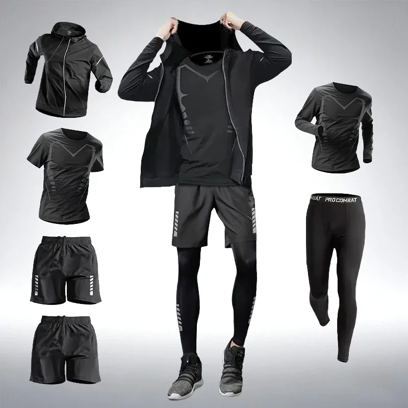 mix-match-multiple-pieces-sportswear-set-comfortable-breathable-four-seasons-available-outfits-for-gym-training