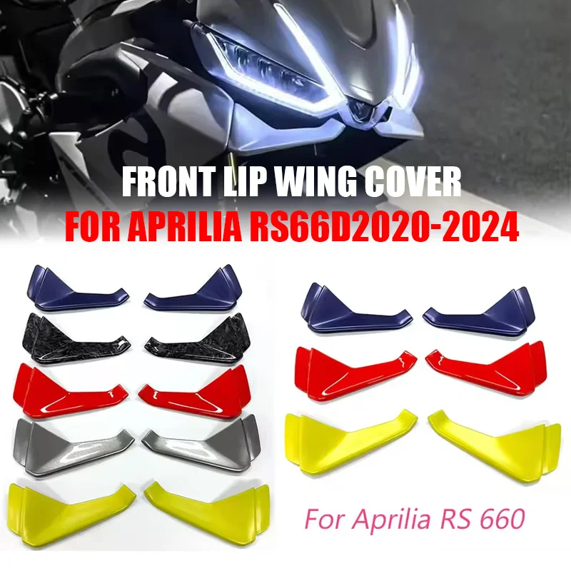 

Motorcycle Accessories Front Lip Wind Wing Cover For RS660 RS 660 2020-2024 Cone Aerodynamics Fairing Winglets