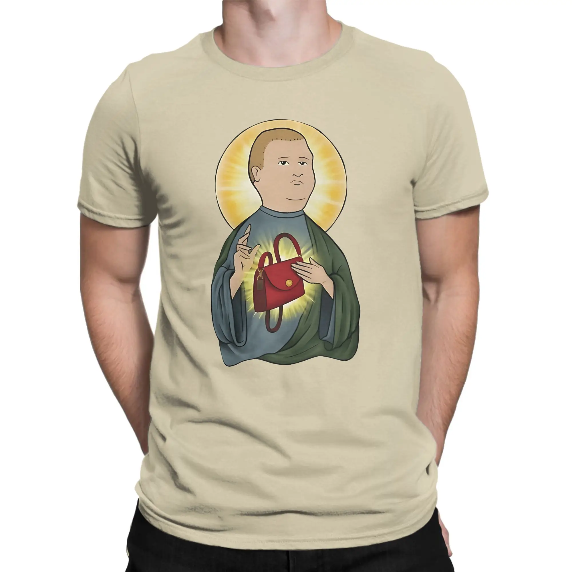 Hill Bobby The Purse Savior That's My Purse Men's T Shirts  Vintage Tees Short Sleeve Round Neck T-Shirts 100% Cotton Clothing