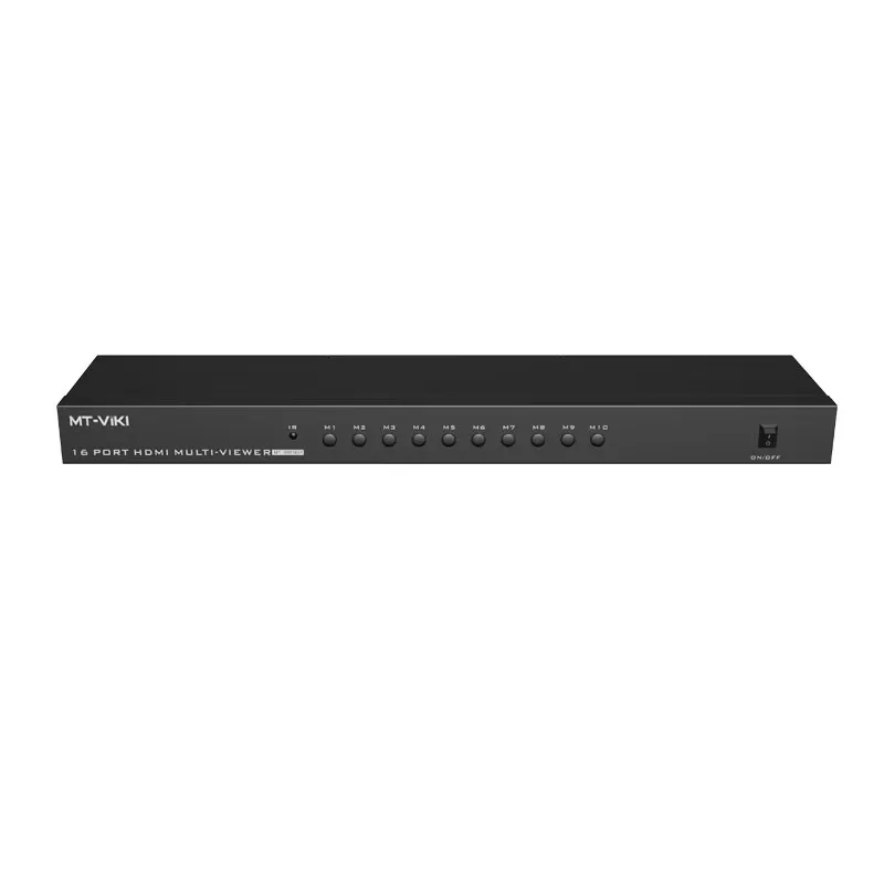 HDMI Multiviewer 16X1, HDMI Selector 1080p Video Wall Quad Screen HDMI Multi-viewer 16 In 1 Out