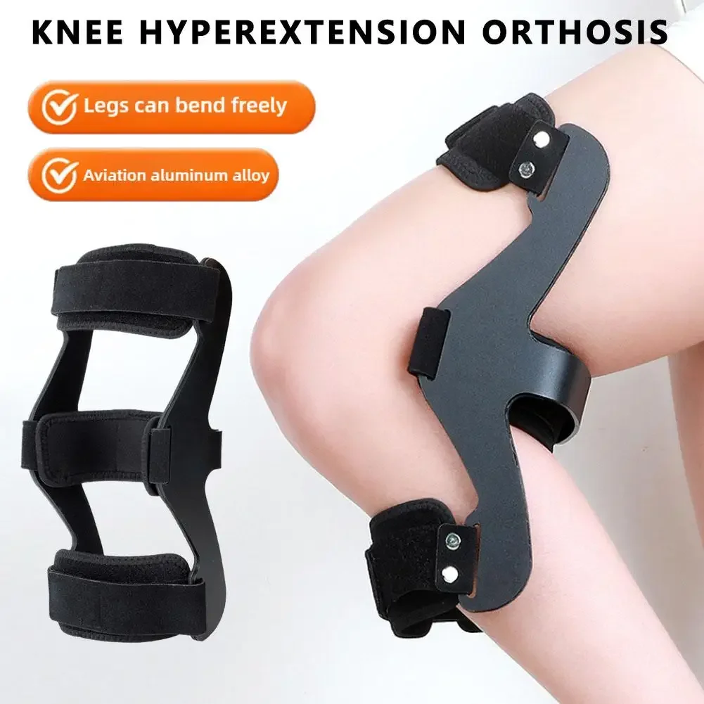 Knee Support Brace With Posterior Arch Assist, Knee Joint Stabilizing Protector, Leg Posture Fixing Support Bracket Daily Wear
