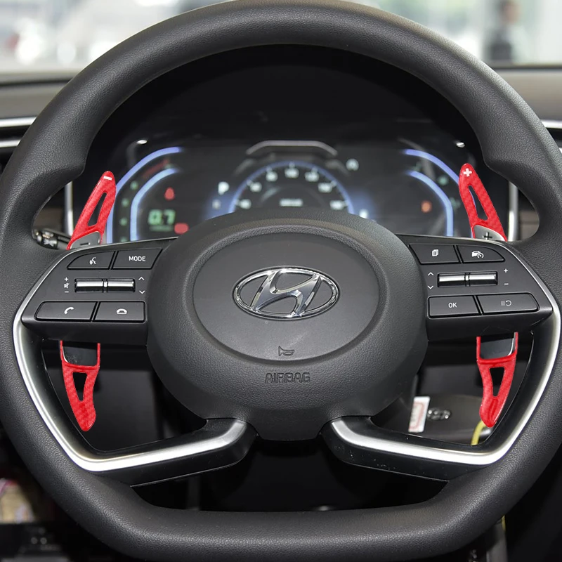 Für Hyundai Lenkrad Shift Paddle Shifter Verlängerung Für Hyundai Elantra Sonata Tucson Genesis G70 2020 2022 Zubehör – Detail 2
