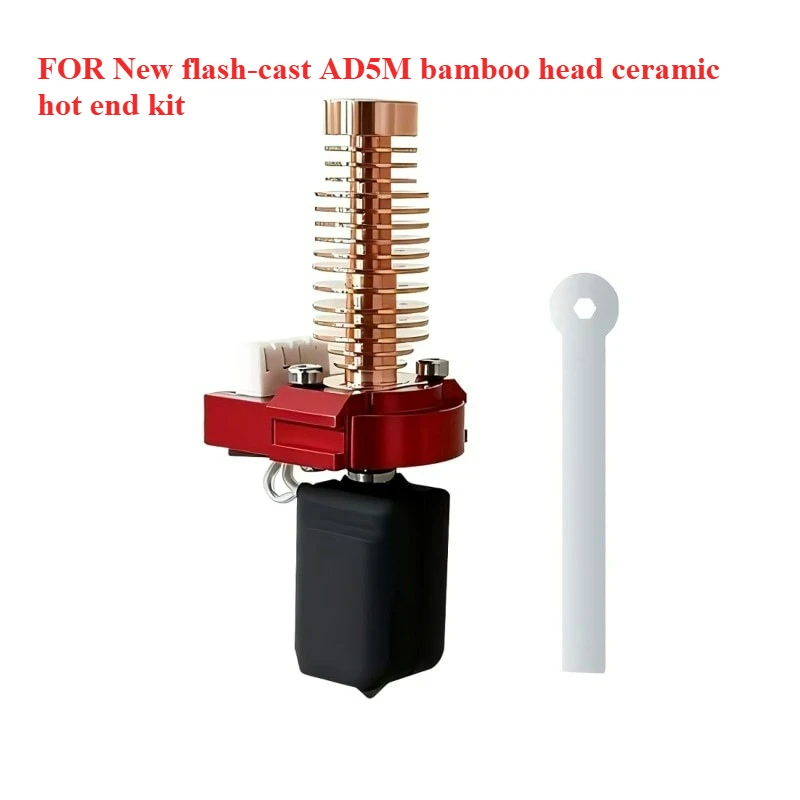 3D Printer Parts FOR Upgrade Flash Casting AD5M Ceramic Hot End Kit Push-in Removable Hardening Steel Nozzle Extrusion Head