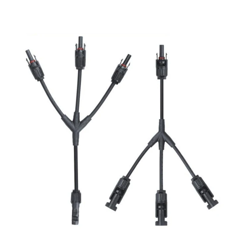 30PCSCHYT Solar Panel Connector Y3 Solar Connector Y Branch 2 Ways Connectors