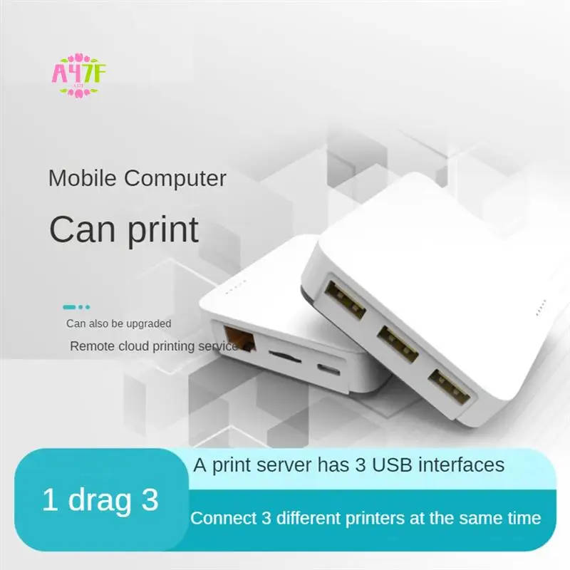 

A47F-NP332 3-Port USB Network Print Server Multi-Interface Network Print Server