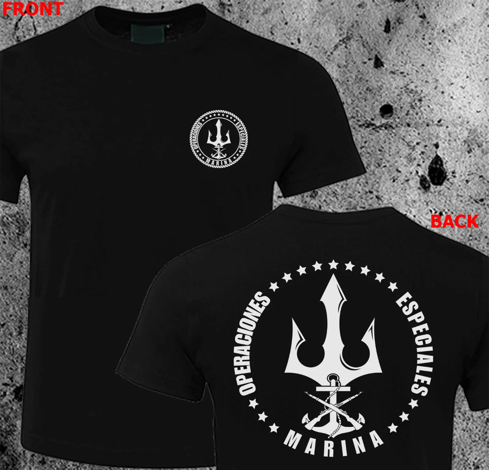 Mexico Marina Special Operations Forces Operaciones Especiales T-shirt