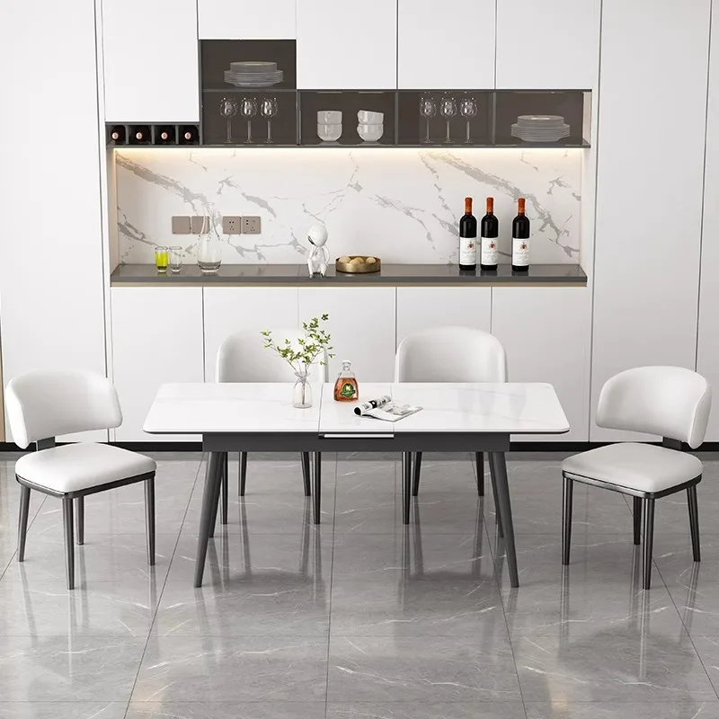 كرسي طعام إيطالي بسيط مصمم كرسي شمالي حديث الحد الأدنى للمنزل الخلفي طاولة طعام فاخرة راقية و