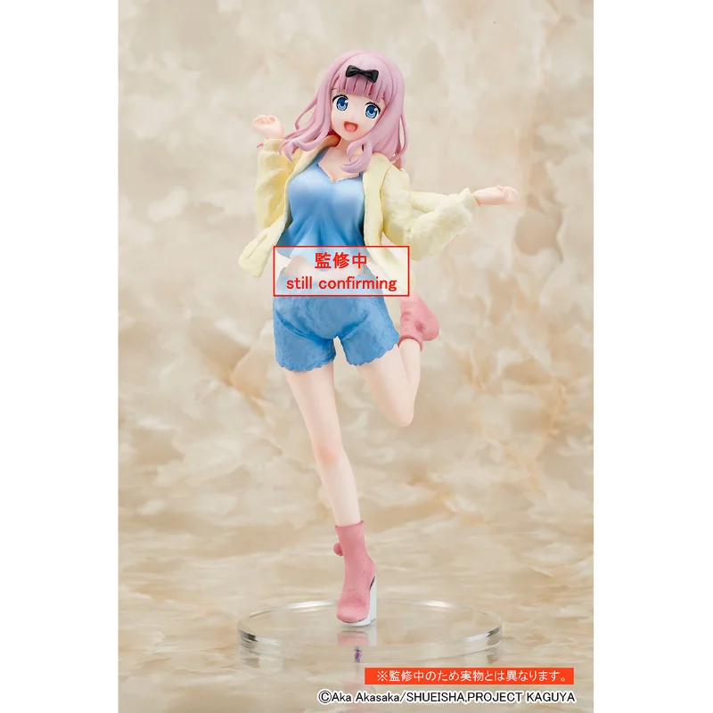 TAITO Coreful Original:Fujiwara Chika Home clothes 18cm PVC Action Figure Anime Figure Model Toys Figure Collection Doll Gift