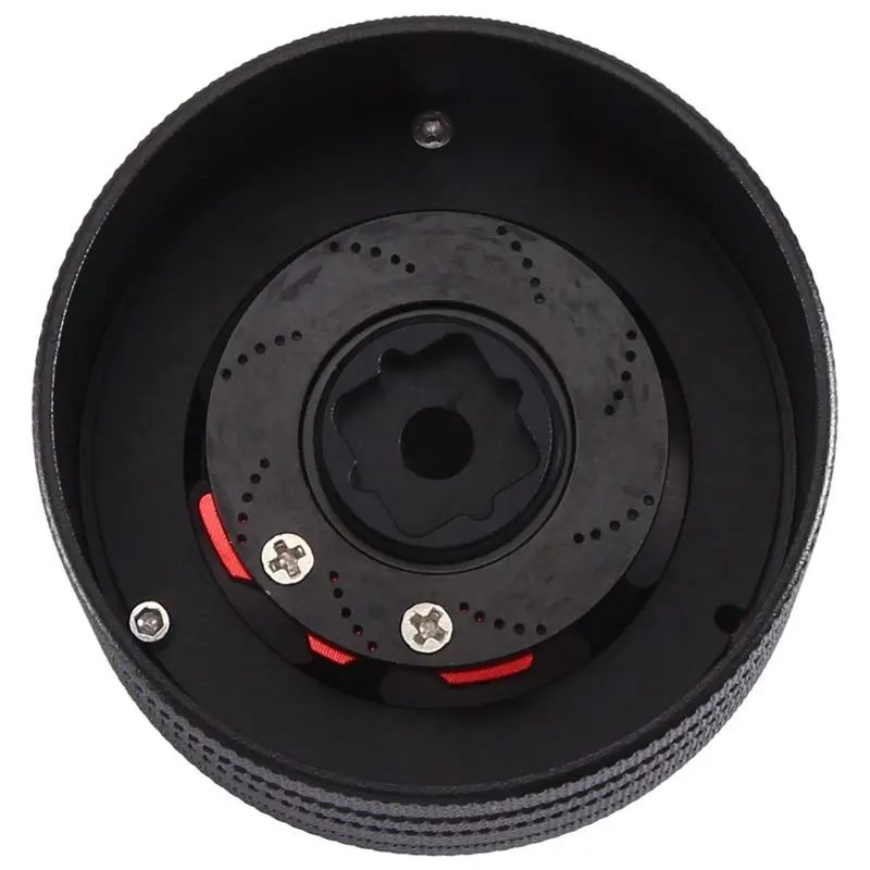 ABXE-4X For SANWA MT4/FUTABA 4PX /Flysky NB4 /KO EX Next /WFLY X9 Remote Control Universal Metal Handwheel Steering Wheel Red