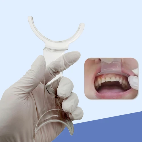 Retractor de labio de doble cabezal, Retractor de labio inferior superior de mejilla negra Intraoral, abridores de bocas dentales, herramientas de dentista de ortodoncia