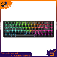 Teamwolf Raven68 Wired Magnetic Axis Mechanical Keyboard 8k Fast Trigger RGB Backlight E-Sports Gaming Customized Keyboard