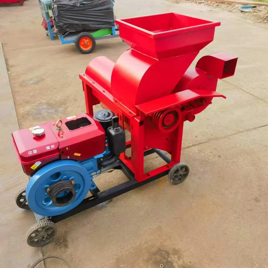 

High Efficiency Multi-Function 4-6T Mobile Corn Sheller Thresher Machine Diesel Powered Corn Thresher