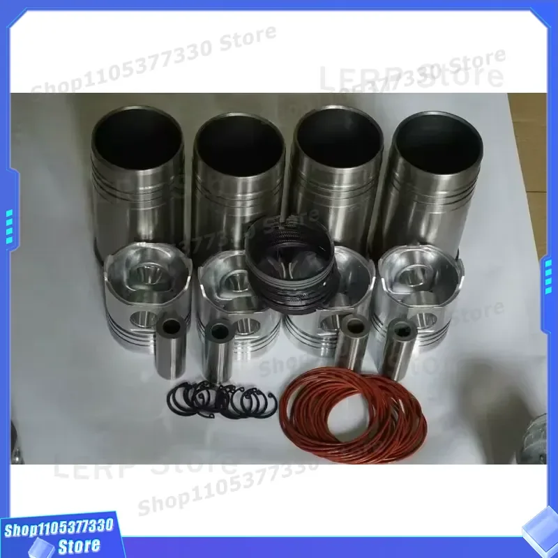 Weichai Marine Diesel Engine Cylinder Liner Piston Ring Pin Set Original Replacement Parts for Boat Motor Repair Kit High