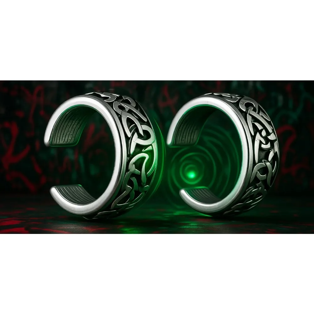 

Серьги-клипсы с кельтским узлом из нержавеющей стали, без прокола, для хряща, винтажные украшения, подарок для мужчин и женщин