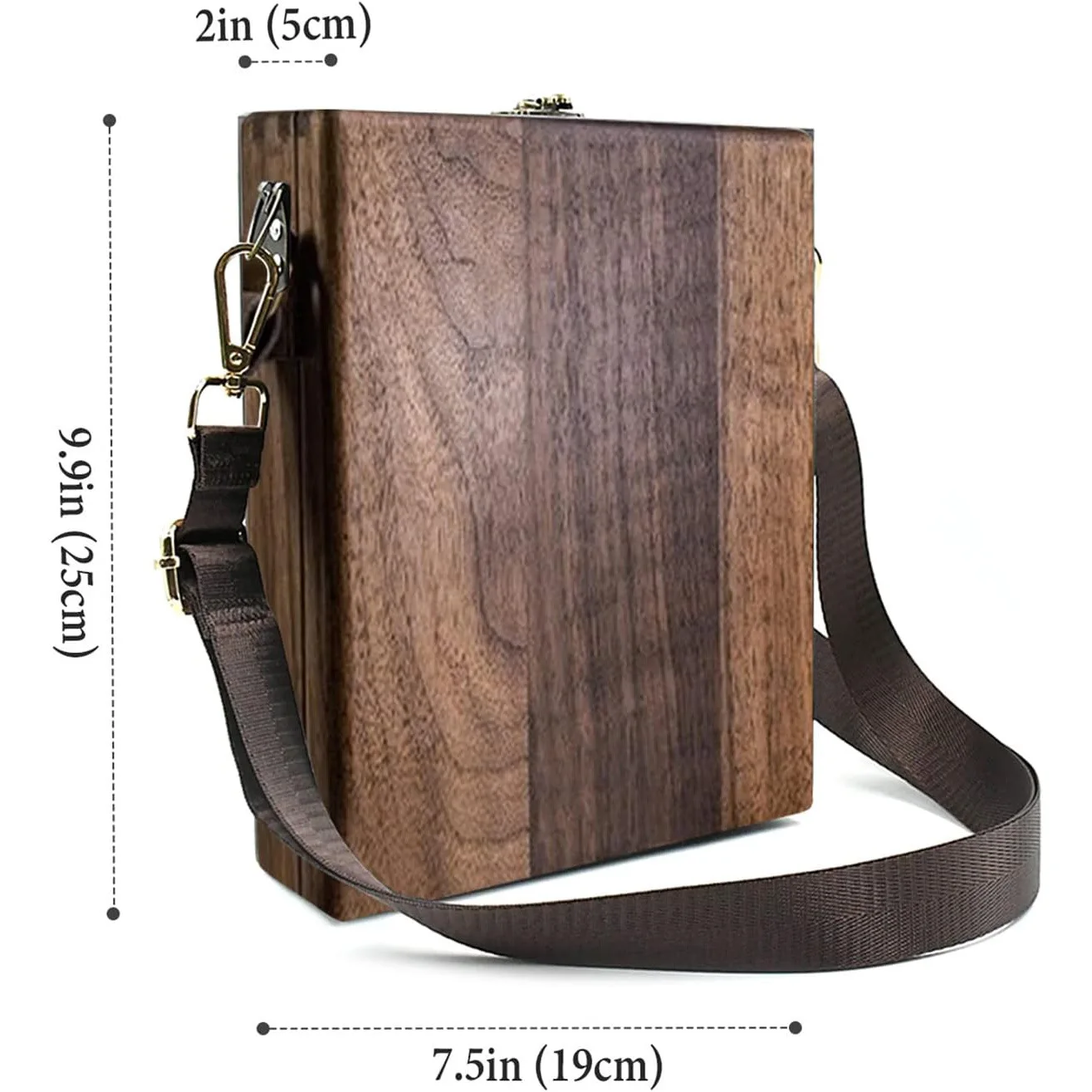 Messenger wooden box new chinoiserie satchel writer wooden box crossbody postman storage box