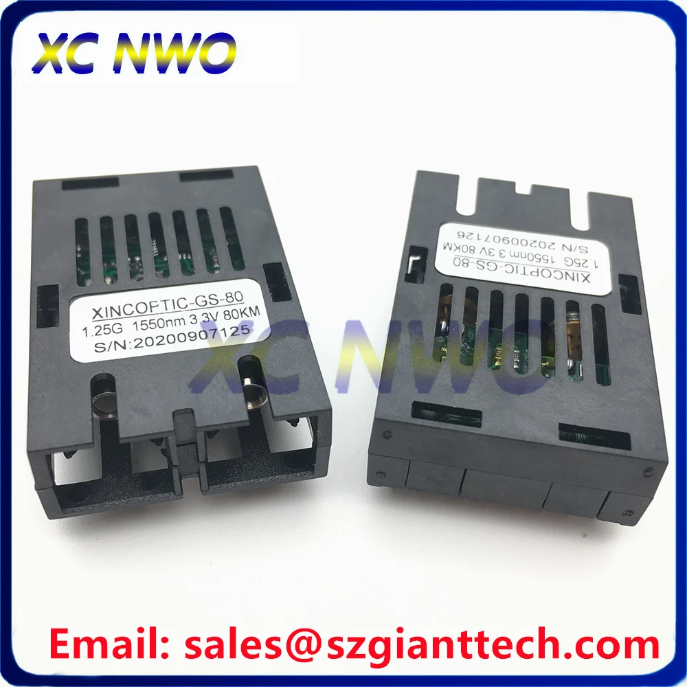 5Pcs/Lot! 1x9 Transceiver 1.25G 3.3V 1310nm SM Dual Fiber SC 40KM-120KM Singlemode 1*9 Gigabit Optical Transceiver Module
