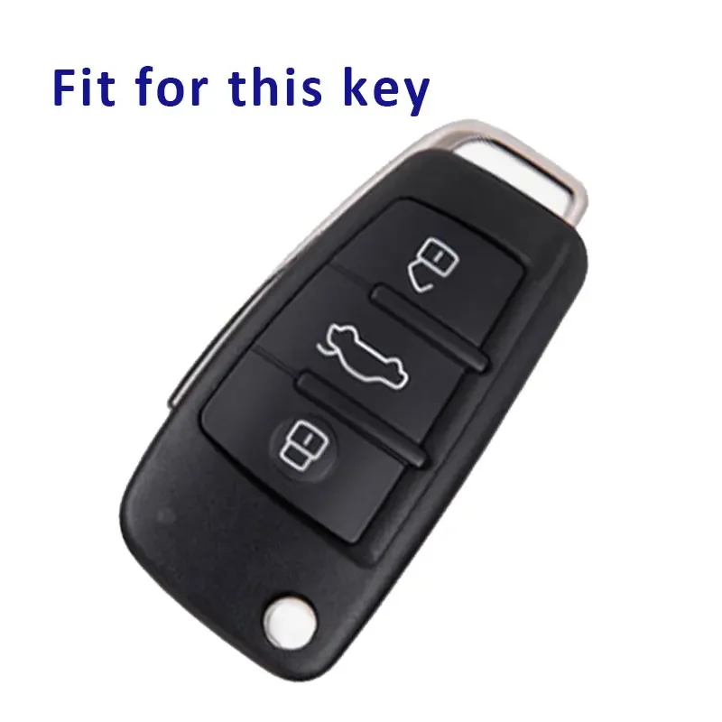 Чехол для ключа Audi A3 A4 A5 A6 A7 Q3 Q5 S6 B6 B7 B8 C6 8P 8V 8L TT RS Чехол для ключа-брелок Защитная сумка для внутренних аксессуаров