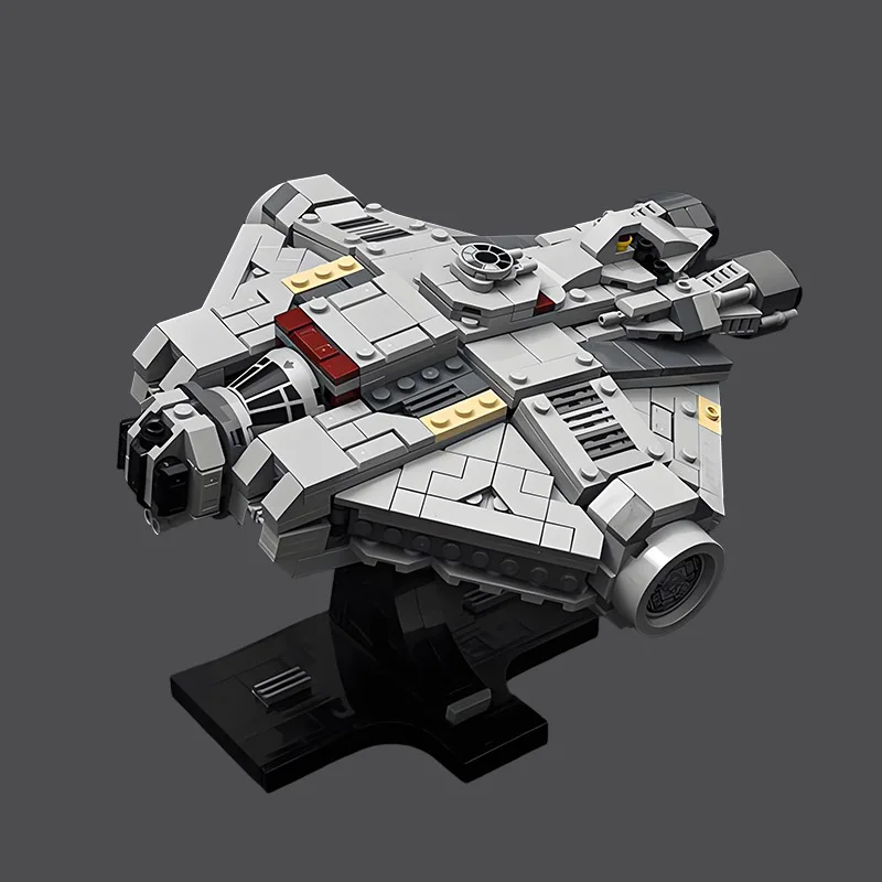 

NEW MOC Star Battle Starship The Ghost Modified from Millennium MOD Falcons Spaceship Building Blocks DIY Bricks Toys Gifts