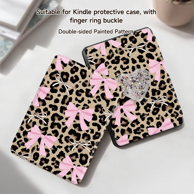 

Universal Kindle case with love ring,for New Kindle 10/11/12th, Paperwhite5,Auto sleep/wake,full protection,durable leather