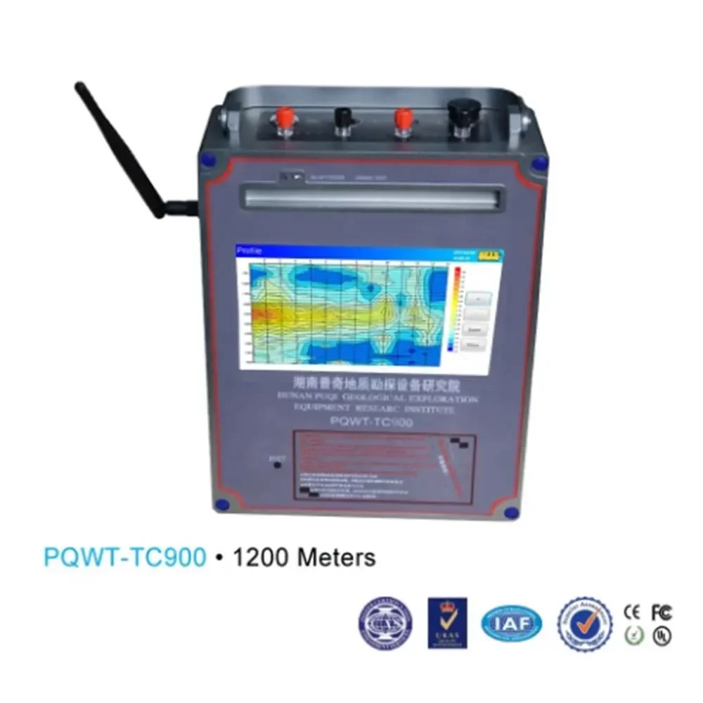 PQWT-TC900 High Accuracy Geophysical Water Survey Deep Well Water Locator Fresh Ground Water Detector