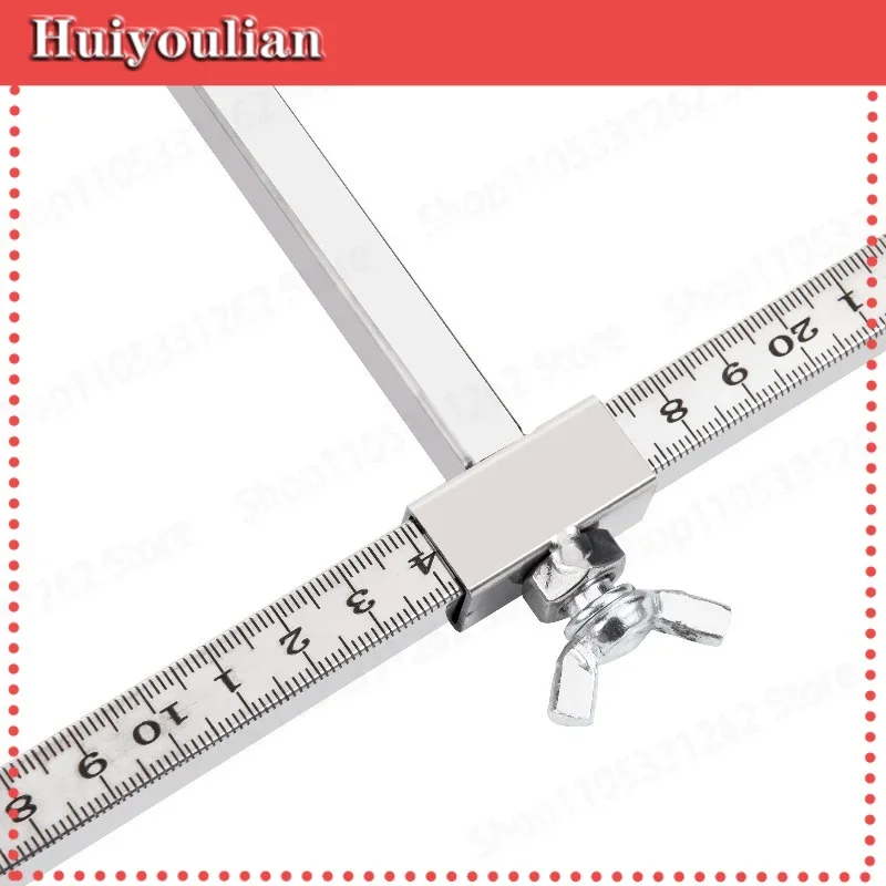 Auto Body Repair Tools Frame Straightener Accessories 2D Measuring Ruler Car Panel Detection Gauge​