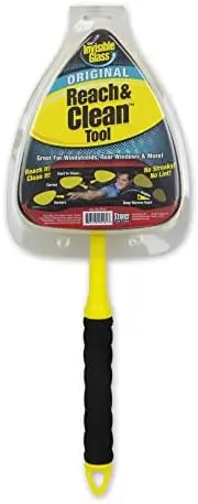 

Invisible Glass Reach & Clean Tool – 1-Piece Window Wand for Auto Glass & Hard-to-Reach Areas