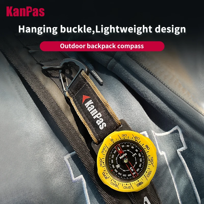 KanPas Backpack Compass for Outdoor Camping, Hiking / Outdoor Compass CA-37B