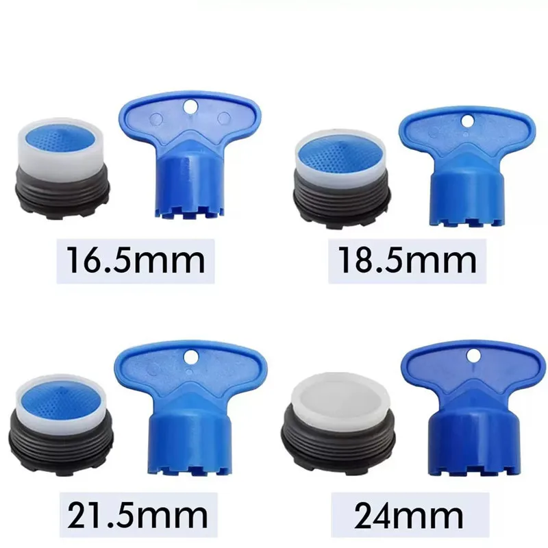 Faucet Aerators Water Saving Faucet Tap Nozzle M24 M21 M18 M16 Thread Replaceable Faucet Thread Adapter Bathroom Parts