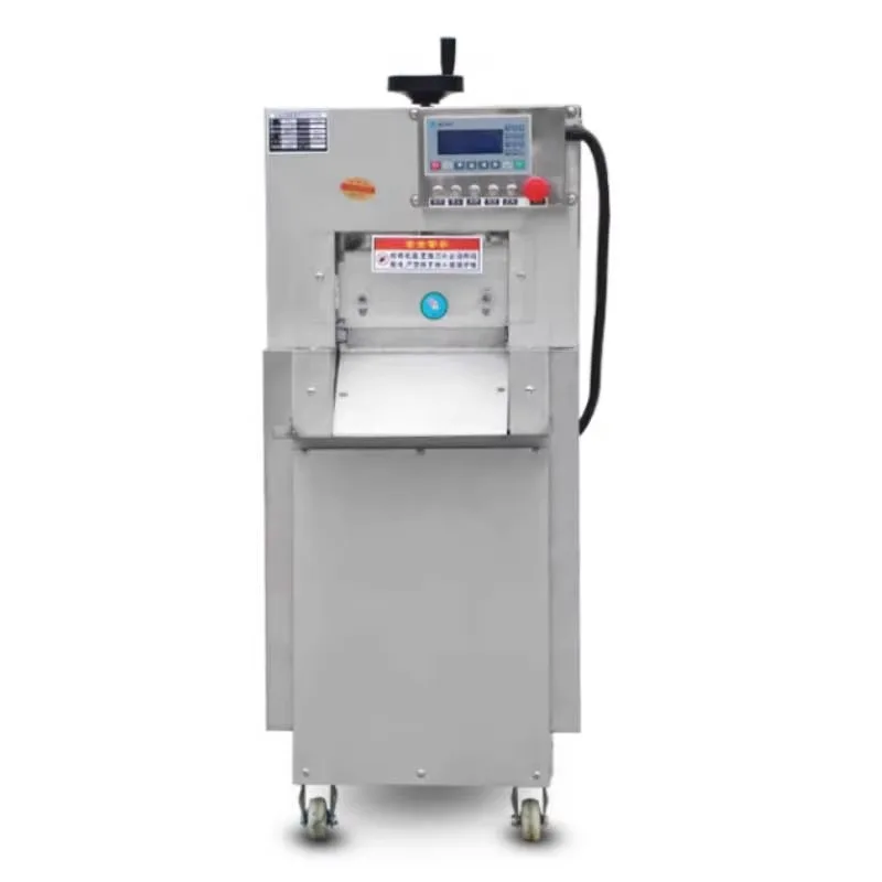 Comercial CNC Automatic Electricity Meat Slicer High Speed Cutting Frozen Meat Fruit Roll Slicer FWX