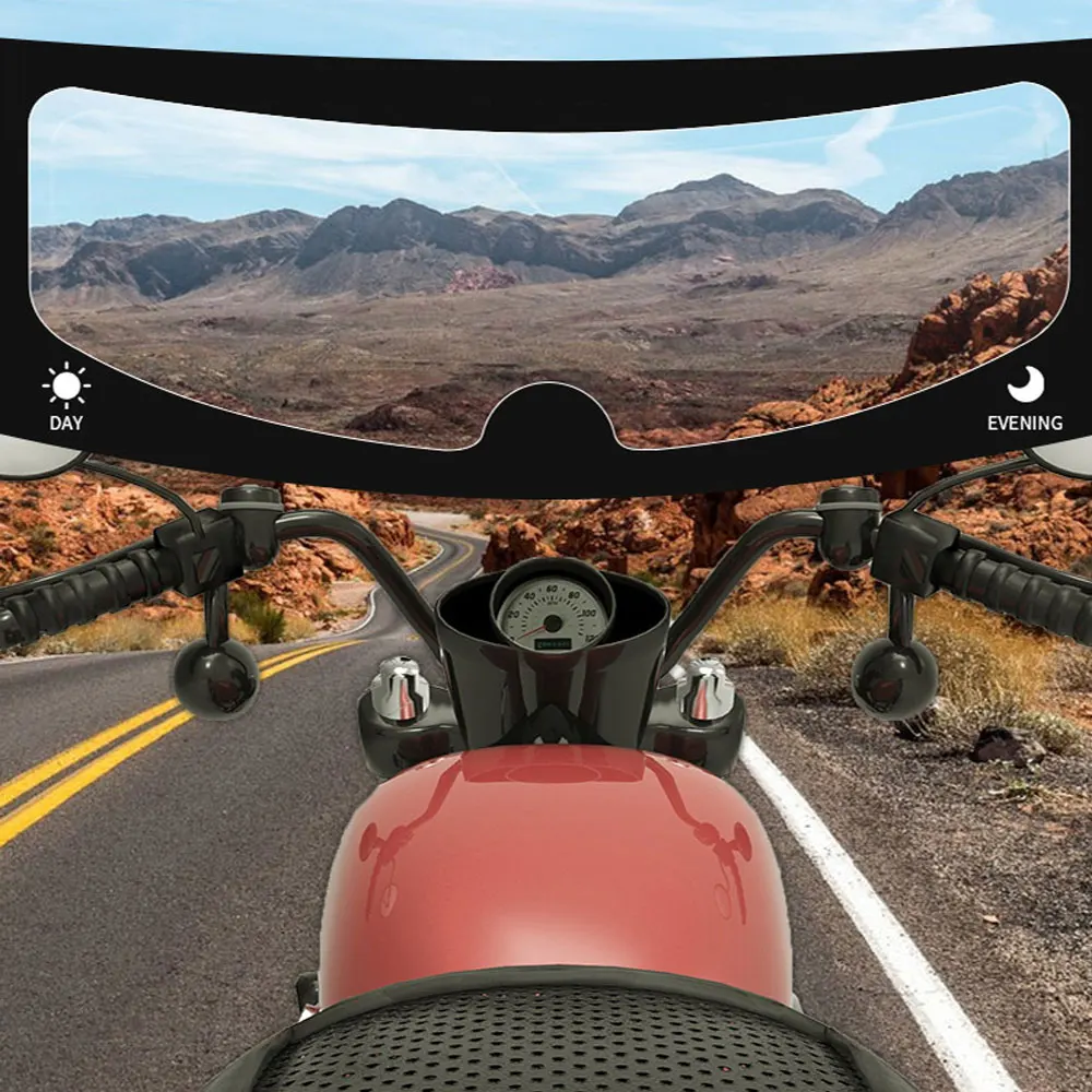 Patch Anti-buée universel pour casques de moto, visière, lentille, Film de protection contre les UV et la pluie, accessoires de moto