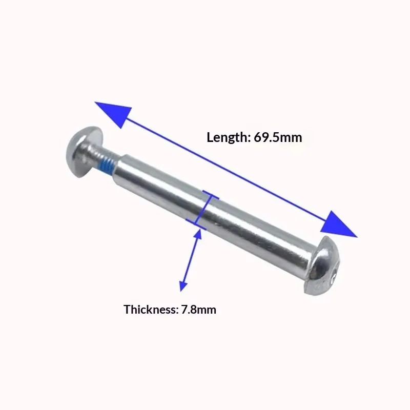 Sport Wheelchair Caster Wheel & Axle Replacement, Hard Aluminum‑Alloy Swivel Unit, 4‑5 Inch Selectable Size