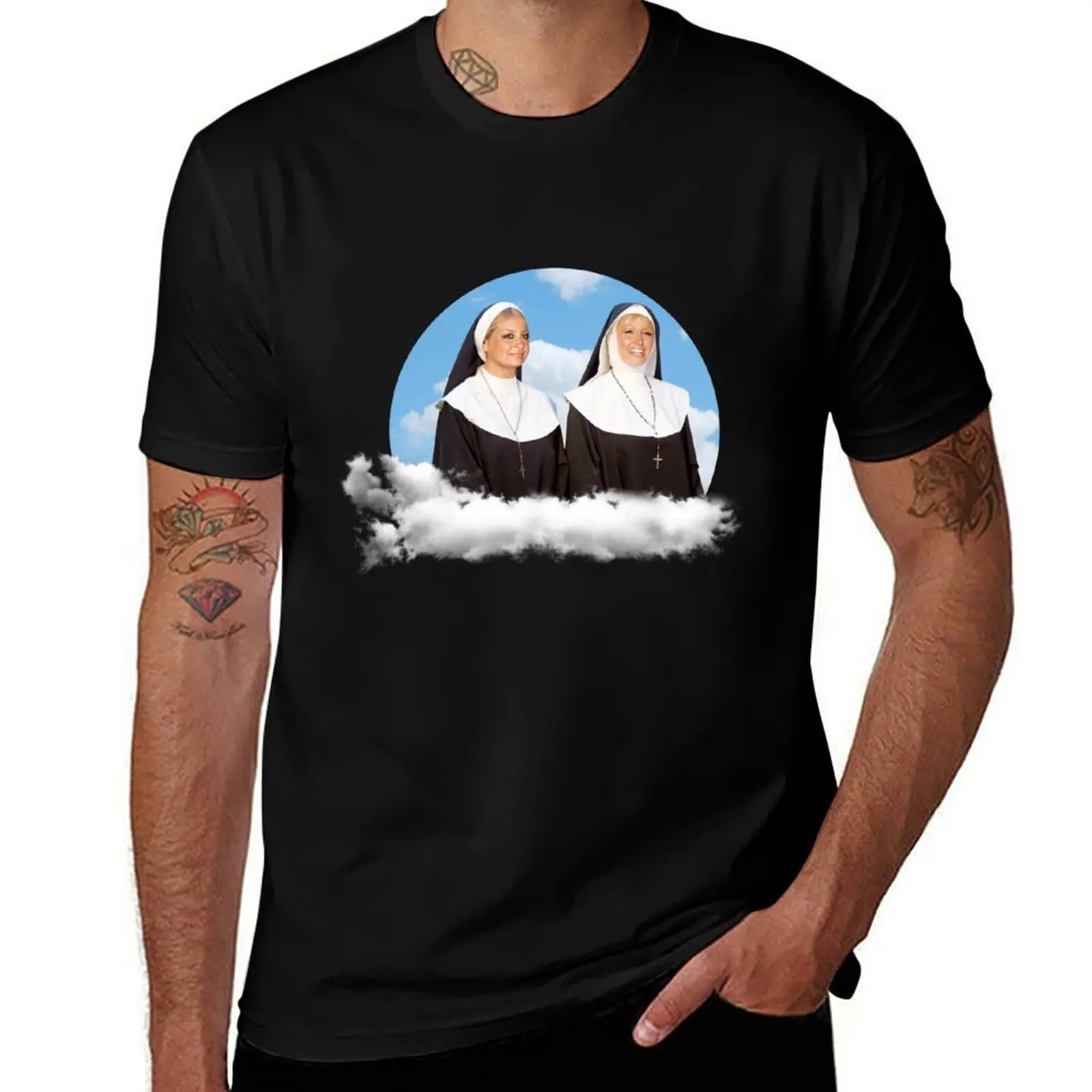 

PARIS AND NICOLE: THE SAINTLY LIFE T-Shirt cotton t shirts high quality cotton t shirt pack T-Shirt