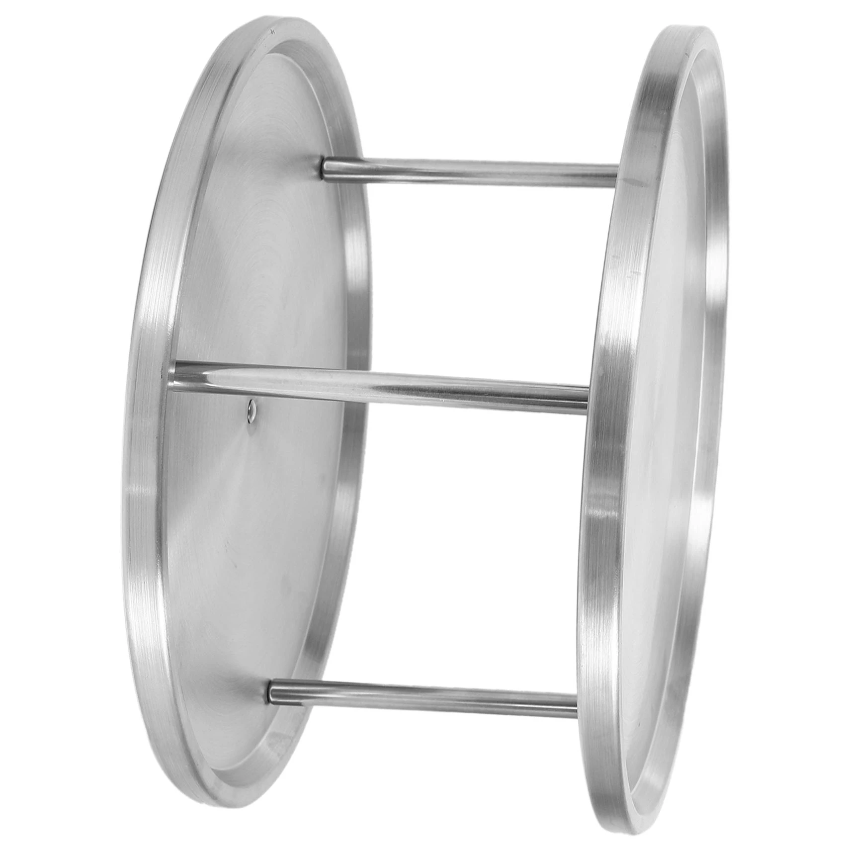 ABUN Spice Rack, Stainless Steel 360 Degree Rotating Turntable Organizer, 2 Tier Storage for Kitchen Counter, Cabinet, Dining