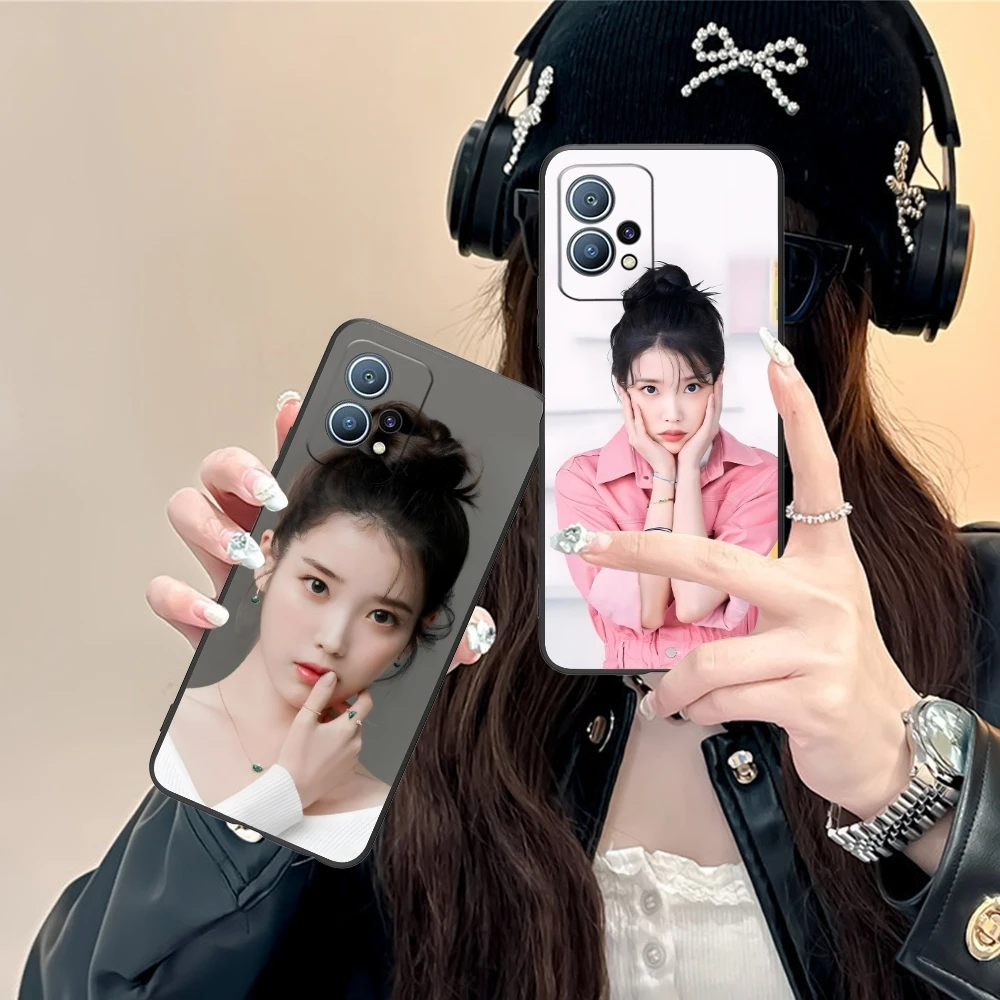 KPOP IU Lee JiEun Mobile Cell Phone Case for Huawei P60 P50 P40 P30 P20 P10 P9 P8 Pro Lite Plus Black Soft Phone Cover Shell