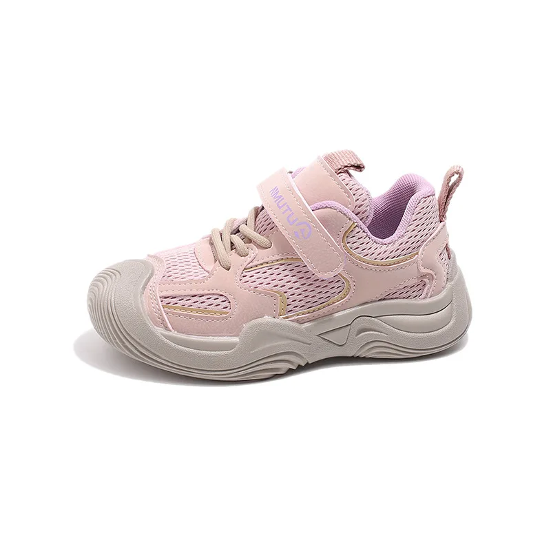 

Новые детские спортивные кроссовки 2026 года, весенняя коллекция, с мягкой подошвой, нескользящие, дышащие, модные уличные кроссовки для мальчиков и девочек, повседневные детские кеды