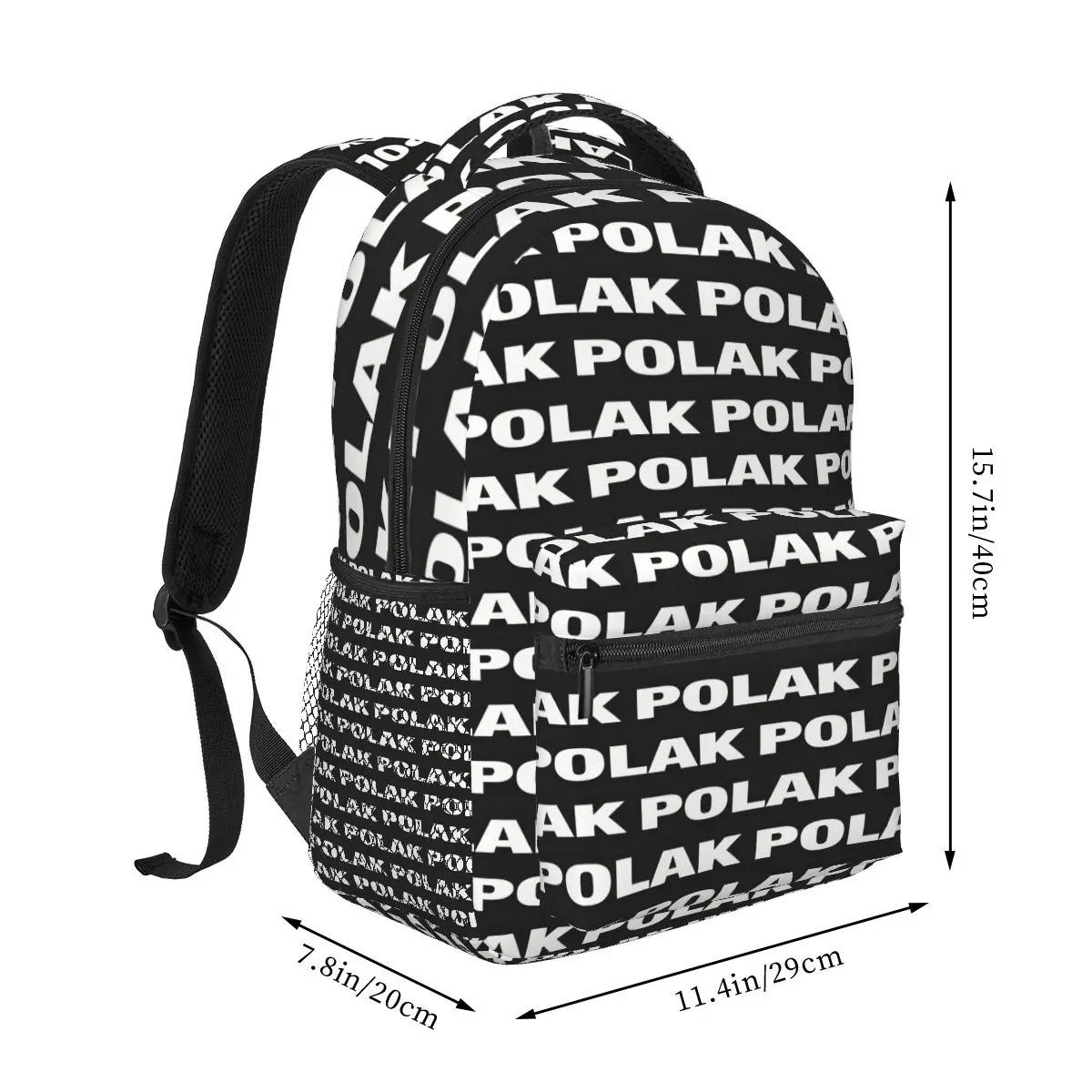 Rapper Plk Polak Graphic Backpack Hot Sale Daypack Large Capacity Kids BookBag School Bag Shoulder Bags for Men Women