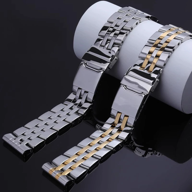 316L Stainless Steel Watchband 20mm 22mm 24mm Bracelet For Breitling Watch Strap for AVENGER NAVITIMER SUPEROCEAN Belt