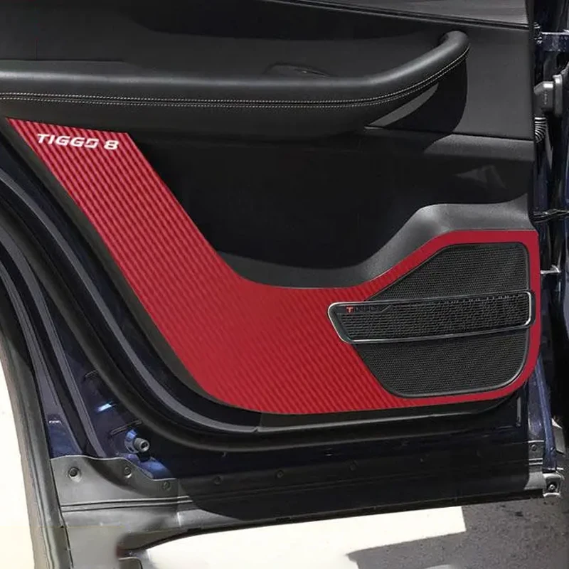 باب السيارة الداخلي المضادة للركلة فيلم واقية المضادة للخدش غطاء لشيري تيجو 8 2019 2020 2021 2022 202 2024 اكسسوارات حامي