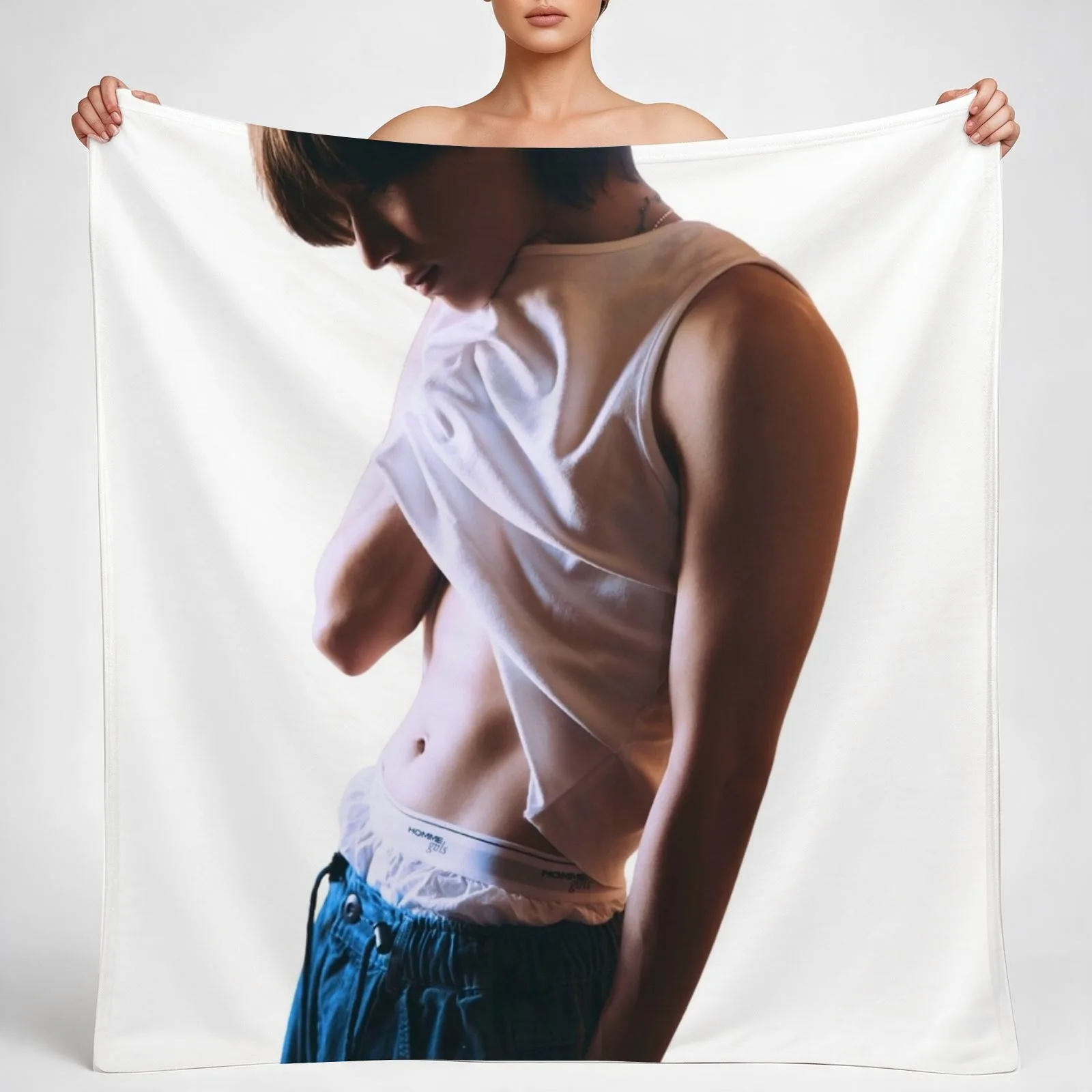 TAEMIN Shinee Guilty Throw Blanket couch cozy soft plush fuzzy picnic outdoor blanket