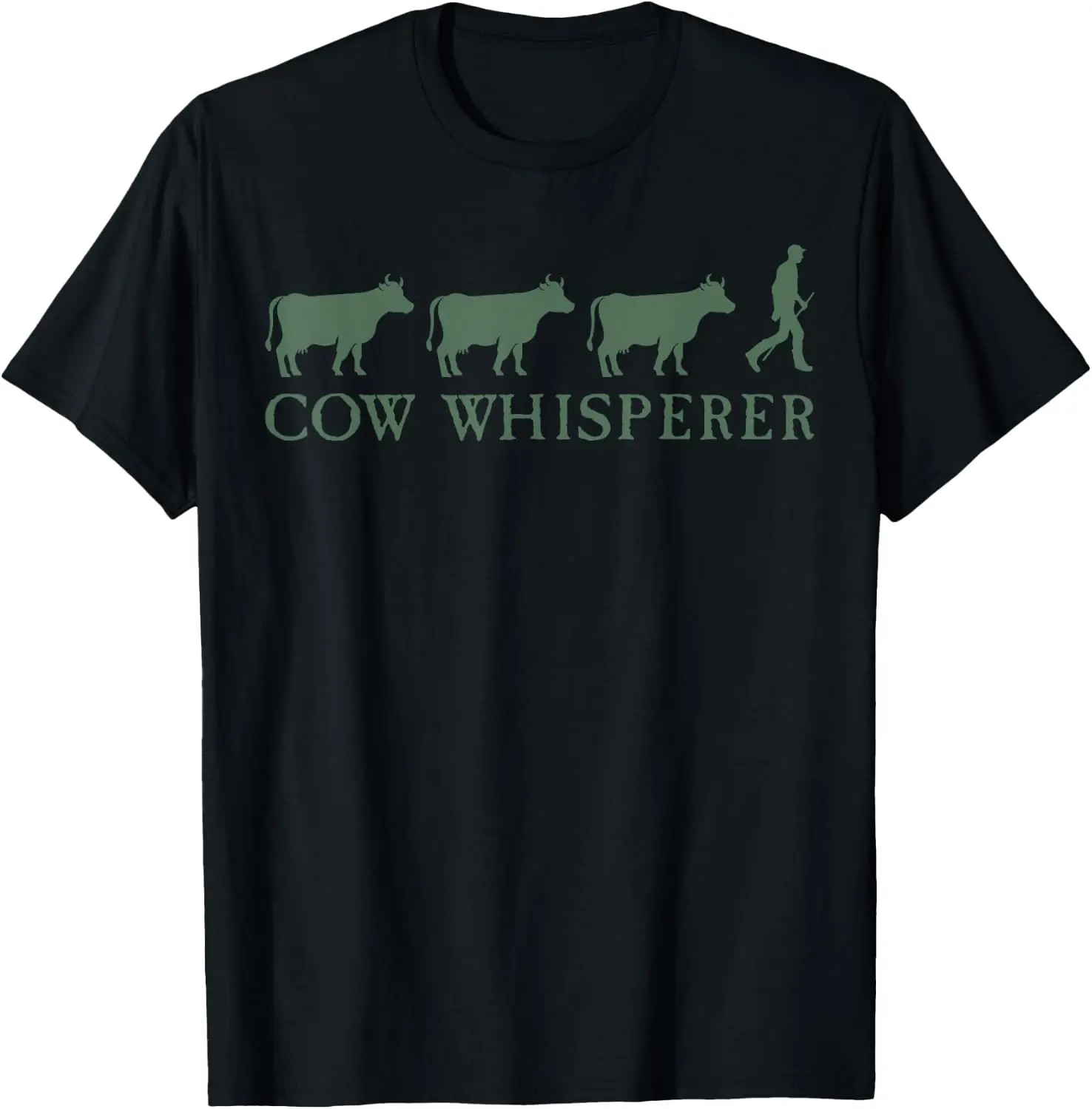 Cow Whisperer Funny Farmer Farming Lovers Outfit Men Women T-Shirt Unisex Y2K Aesthetic Graphic T‑Shirt Trendy Streetwear Crew Neck Short Sleeve Soft Cotton Tee Fashion Daily Tops Men Women
