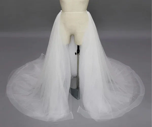 wedding accessories Detachable skirt Bridal Tulle Over skirt 6 layers of tulle skirt wedding dress Detachable train custom size