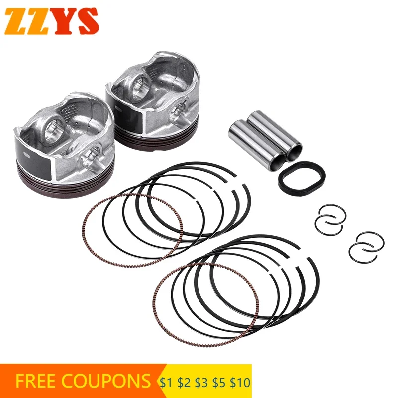 

2set 70mm Motorcycle Engine Cylinder Piston Rings Set For Kawasaki EX Ninja 400 ABS EX400 EX400G 18 2019 2020 2021 2022 Ninja400