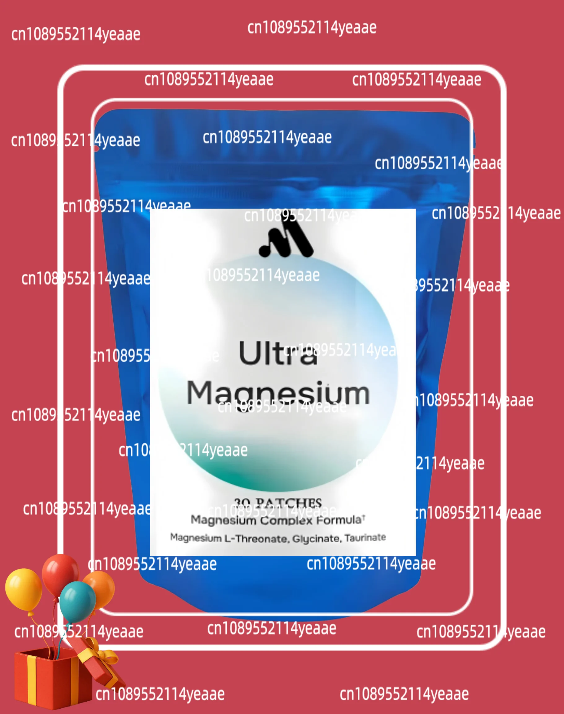 30 Patches Ultra Magnesium Glycinate L-Threonate & Taurinate - Estrogen Patch