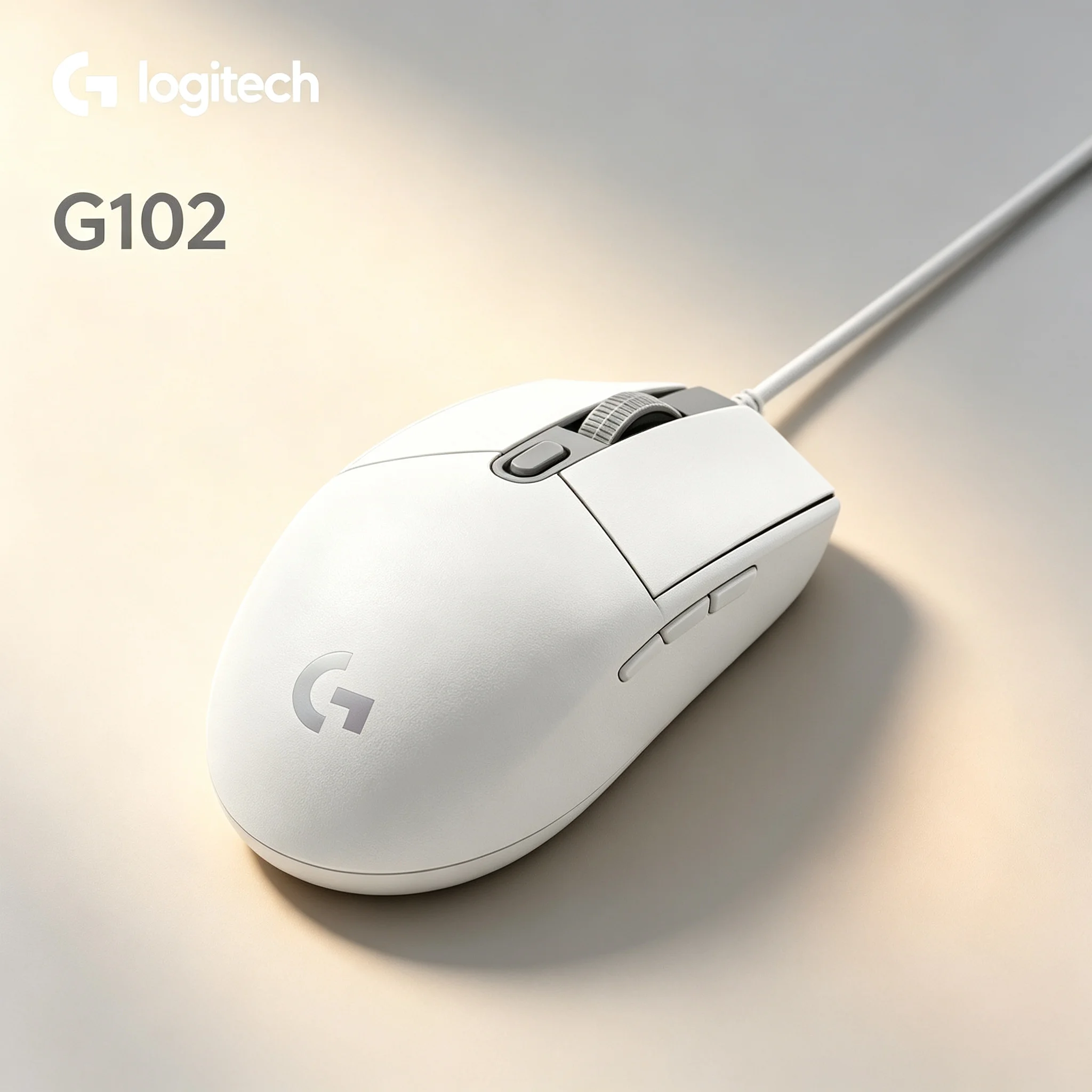 Logitech G102 Wired Gaming Mouse Fast Response Sensor For CS PUBG LOL Valorant Intense Gaming Session Office Computer Mice