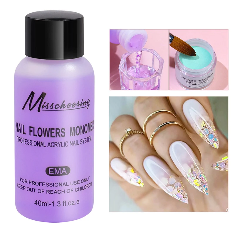 40ml Nagel kristall Acryl flüssiger Nagellack UV-Gel Slip-Lösung Nagel gel entferner verlängern Nagel kunstwerk zeug