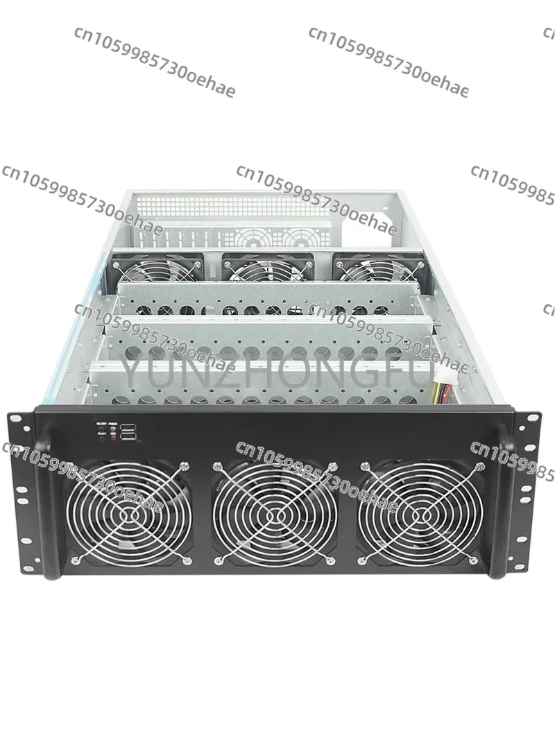 Rackmount Network Storage 4u Server Case with 40 HDD 19 Inch Industry Pc Computer Server Chassis with 6 12mm Fans